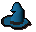Blue wizard hat (t)